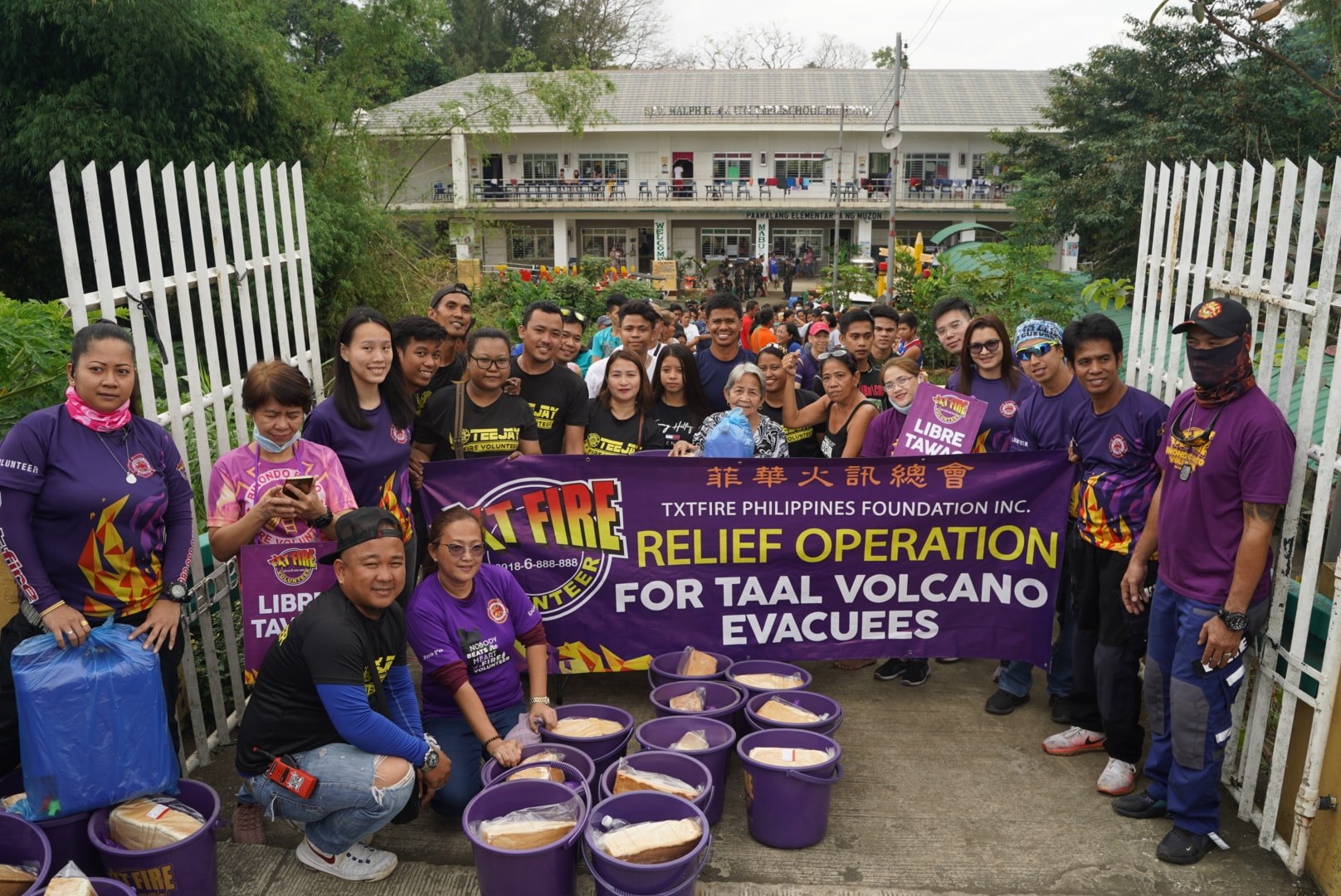 Relief Operation For Taal Volcano Eruption Victims Txtfire Philippines 2202