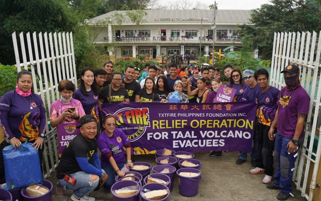 Relief Operation for Taal Volcano Eruption Victims
